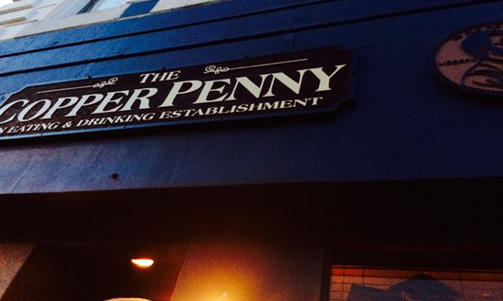 The front of the Copper Penny restaurant in Wilmington North Carolina 